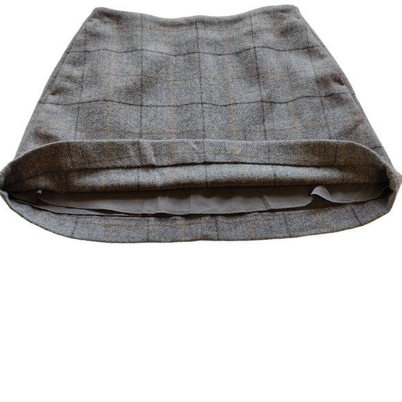Uniqlo Skirt Womens 2 Mini Pockets Wool Blend Lined - Picture 6 of 16